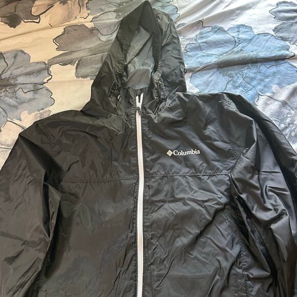 Size M Colombia Soft Shell Hooded Rain Jacket - Picture 1 of 8